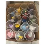 (18) Cased Beanie Babies