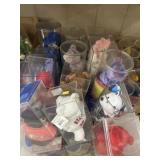 (25) Cased Beanie Babies