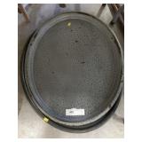 (2) Gray Agate Platters