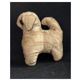 Folk Art Cloth Bodied Dog