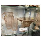 Pink Depression Glassware