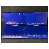 (4) 1968 U.S. Proof Sets