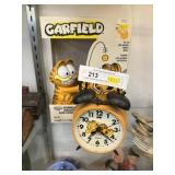 Garfield Still Bank with Alarm Clock