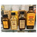Vintage Projector Oil Bottles