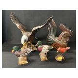 Machine Carved Chicken and Birds