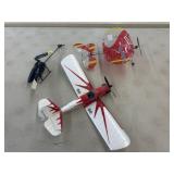 (2) Radio Controlled Airplanes with Helicopter