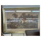 (2) Fox Hunt Framed Prints