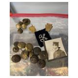 PA National Guard Buttons and Photo