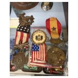 (3) Antique U.S. Army Ribbons