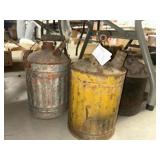 (3) Kerosene Cans