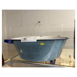 Blue Agateware Basin