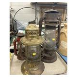 (3) Hurricane Lanterns