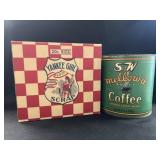 Vintage Tobacco Box with Coffee Can