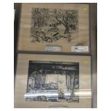 (2) Reproduction Lionel and Barrymore Prints
