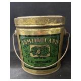 C.E. Greenawalt (Mountville, PA) Lard Can