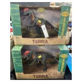 (3) Terra Toy Dinosaurs