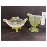 (2) Pieces of Uranium Glass