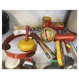 Vintage Tin Litho Noisemakers and Instruments