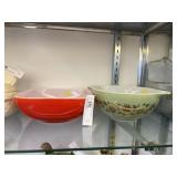 (2) Vintage Pyrex Bowls