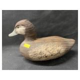 Unsigned Carved Wood Duck Decoy