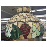 Slag Glass Hanging Light