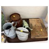 Agateware, Boot Jack, Storage Box