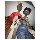 (5) Cloth Body Crafted Dolls