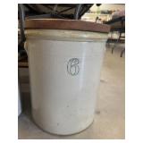 6 Gallon Straight Sided Storage Crock