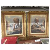 (2) Oriental Oil On Canvases