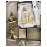 Hummel Figurines, Doll, Metronome Pocket Watch