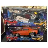 (2) 1:18 Scale Diecast Cars