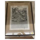(3) European Framed Prints