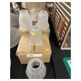 (8) New Glass Lamp Shades
