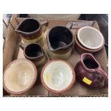 Stoneware Measuring Cups and Custard Cups