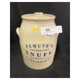 Contemporary Demuth Snuff Jar