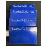 (4) 1969 U.S. Proof Sets
