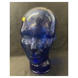 Cobalt Glass Mannequin Head