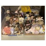 (2) Trays of Porcelain Dolls