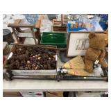 Paper Holder, Plush Bear, Wooden Letters