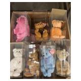 (20) Cased Beanie Babies