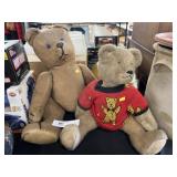 (2) Vintage Plush Teddy Bears