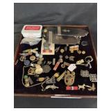 Vintage Army and Fraternal Badges