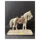 Cast Metal Horse Form Door Stop
