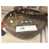 Woven Sewing Basket