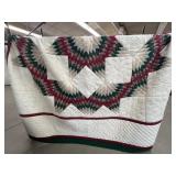 Contemporary Sawtooth Pattern Quilt