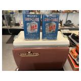Vintage Cooler with Ice Packs