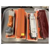 (4) Lionel Freight Cars