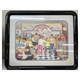 Framed Diner Print