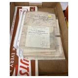 Lancaster County, PA Billheads with Labels