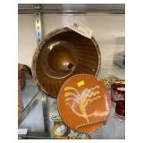 Redware Mold with Greg Shooner Plate